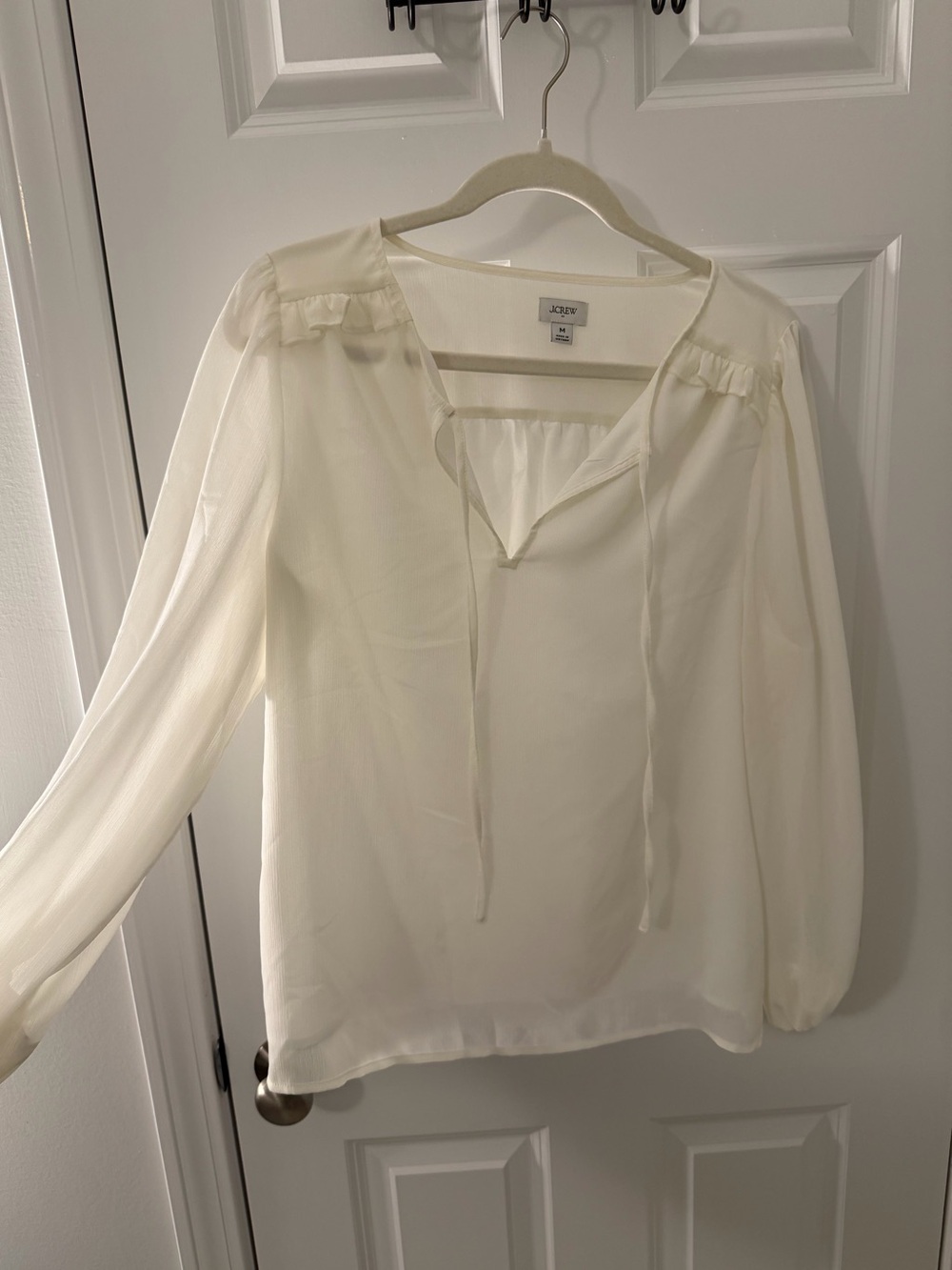 J.Crew Cream Colored Blouse